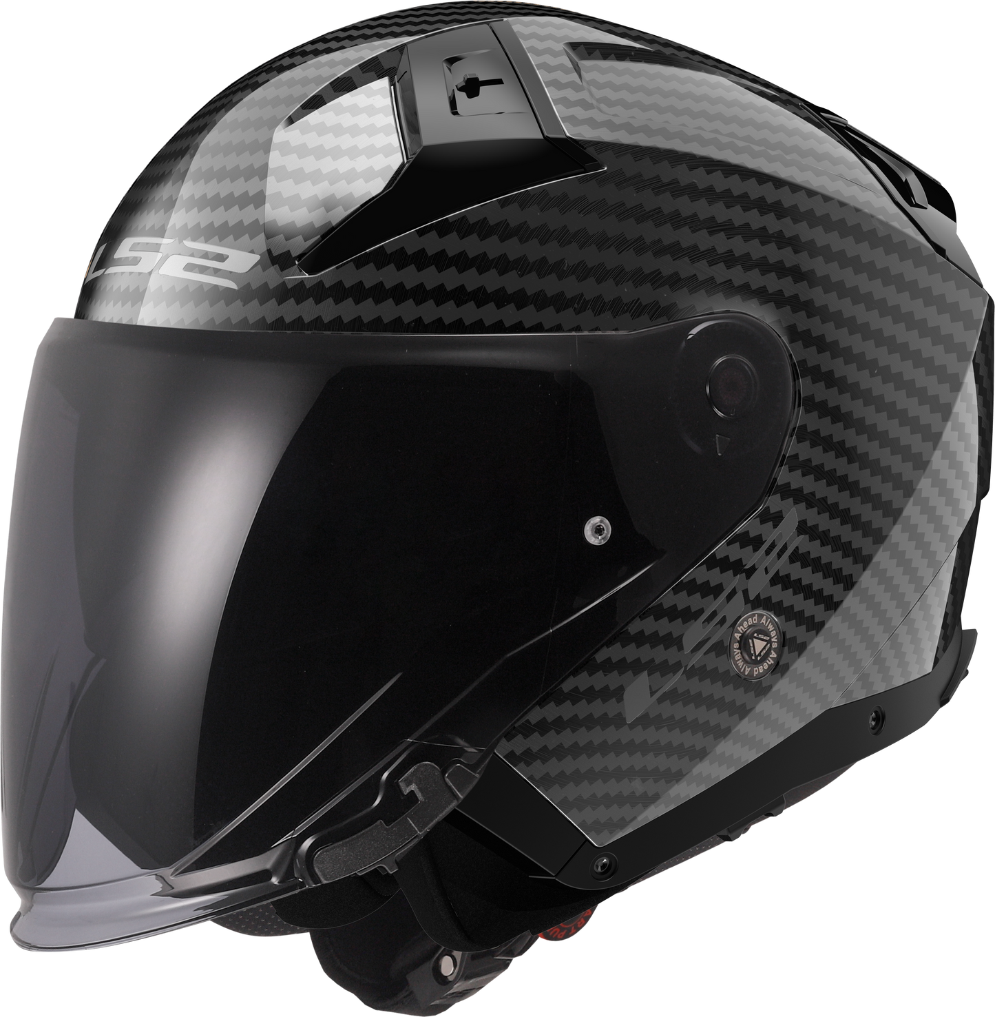 LS2 0F603 INFINITY II CARBON GLOSS