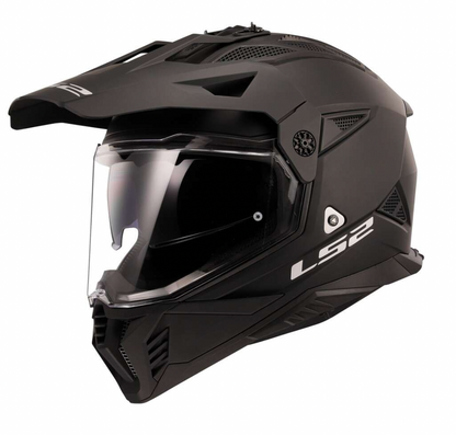 LS2 MX702 PIONEER II solid matt black