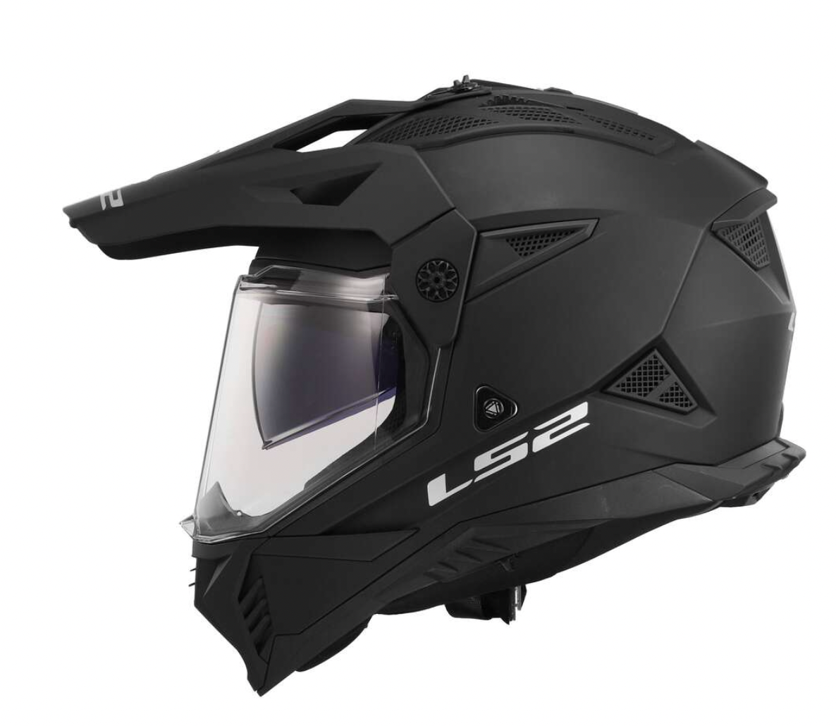 LS2 MX702 PIONEER II solid matt black