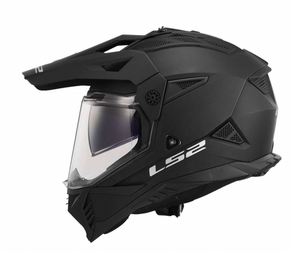 LS2 MX702 PIONEER II solid matt black